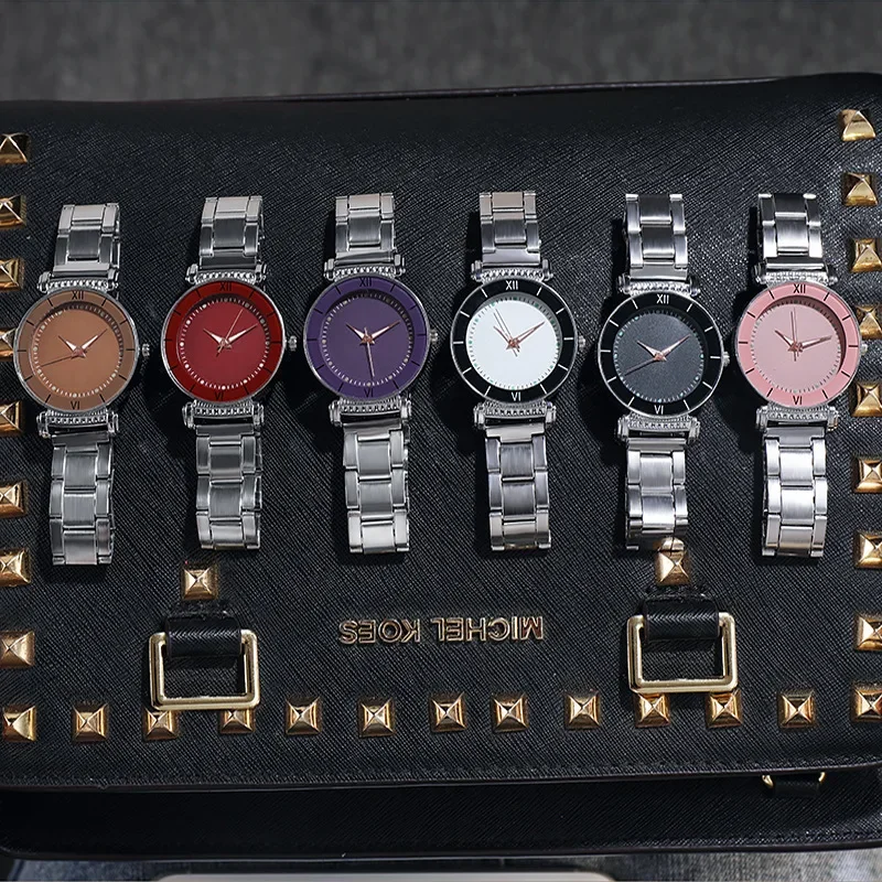 Часы наручные Женские кварцевые со стальным ремешком люксовые