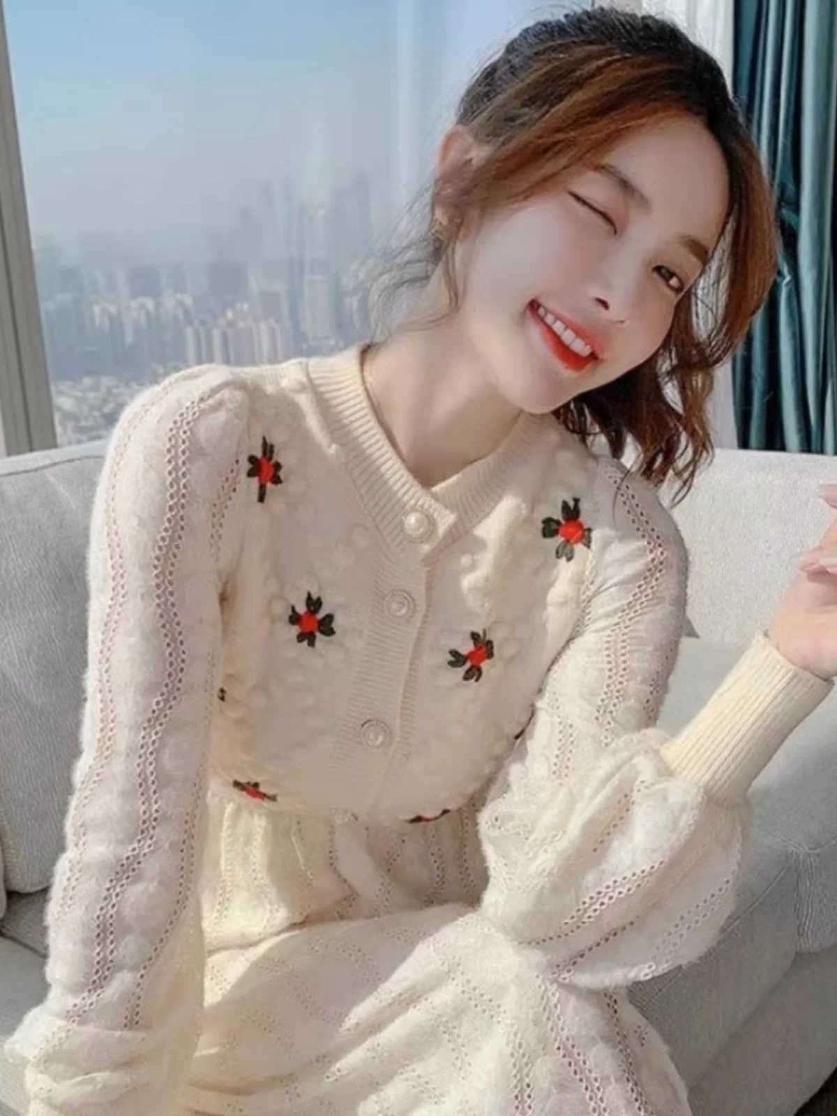 Модная модная новинка 2025 осенняя женская одежда французский дизайн маленькое