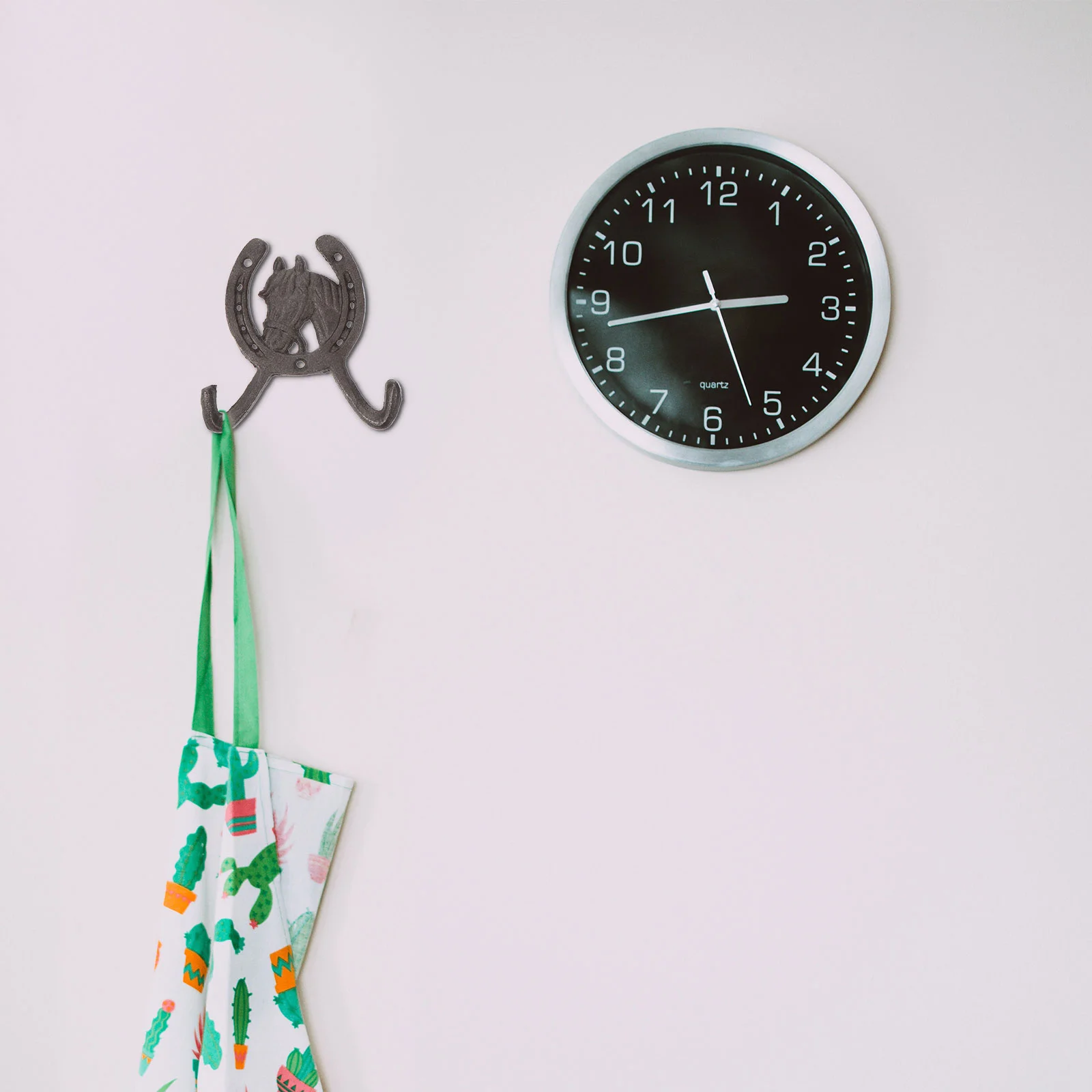 2 шт. копыта с головой лошади двойной крючок вешалка для полотенец железная шляпа