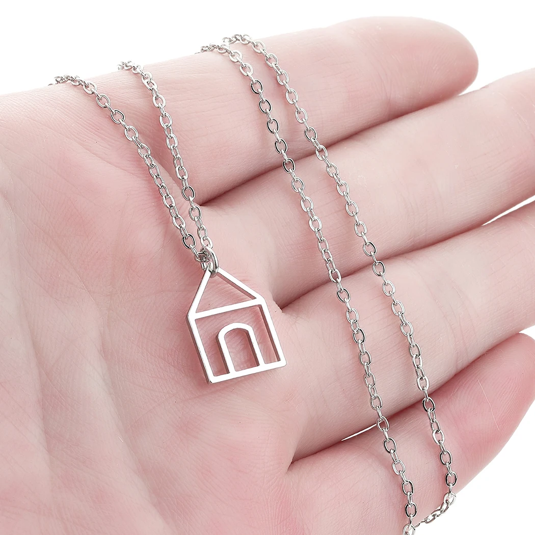 Ожерелье из нержавеющей стали Cxwind с подвеской в виде помещения - купить по