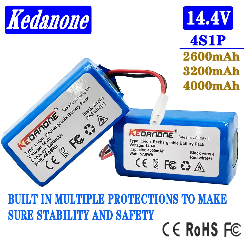 

14.8V 4000mAh Li-Ion Battery for Xiaomi G1 MI Robot Vacuum Mop Essential MJSTG1 Robot Vacuum Cleaner Accessories