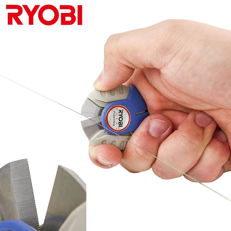 

100% Original RYOBI PE Line Scissors Fishing tools portable round Fishing Tacket Saltwater Pesca
