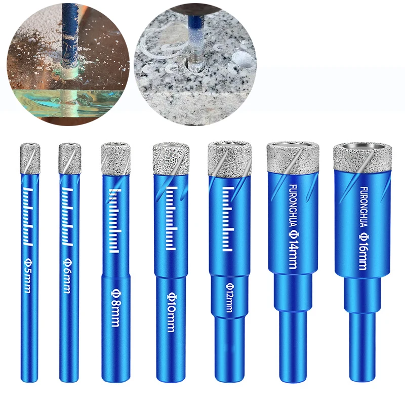 Пила для сверления отверстий с круглой ручкой вакуумное сухое сверло керамики
