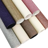 fine powder glitter faux leather sheets spakly vinyl fabric for bows shoes bag sewing material diy accessories shiny leatherette