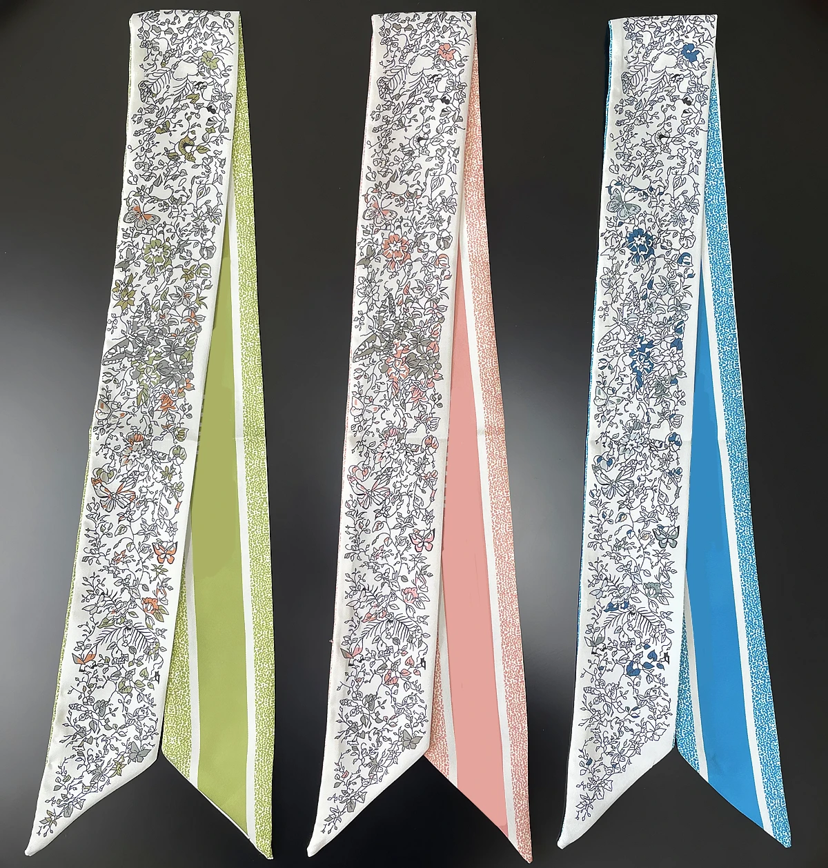 2024 новый дизайн маленький шарф Таро с цветочным принтом женская узкая сумка