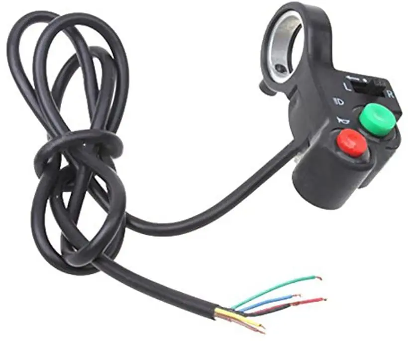 

7/8" Handlebar Turn Signal Light Horn Switch Button for Spotlight Scooter Electrombile Moped