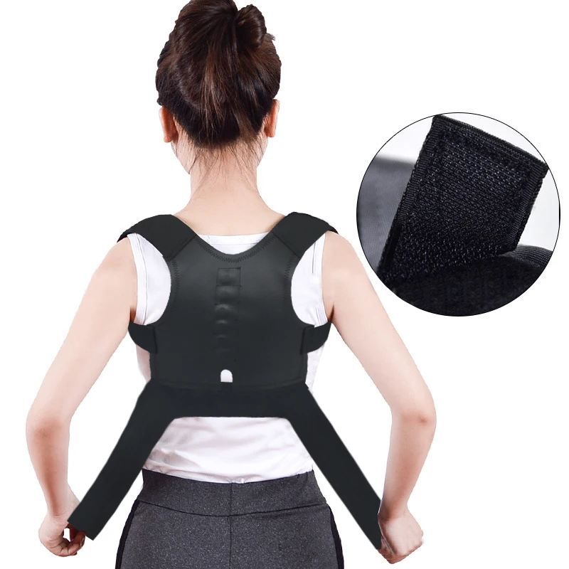 

Men Women Magnetic Elastic Shoulder Orthopedic Posture Corrector Corset Clavicle Brace Lower Back Spine Support Belt Pain Relief