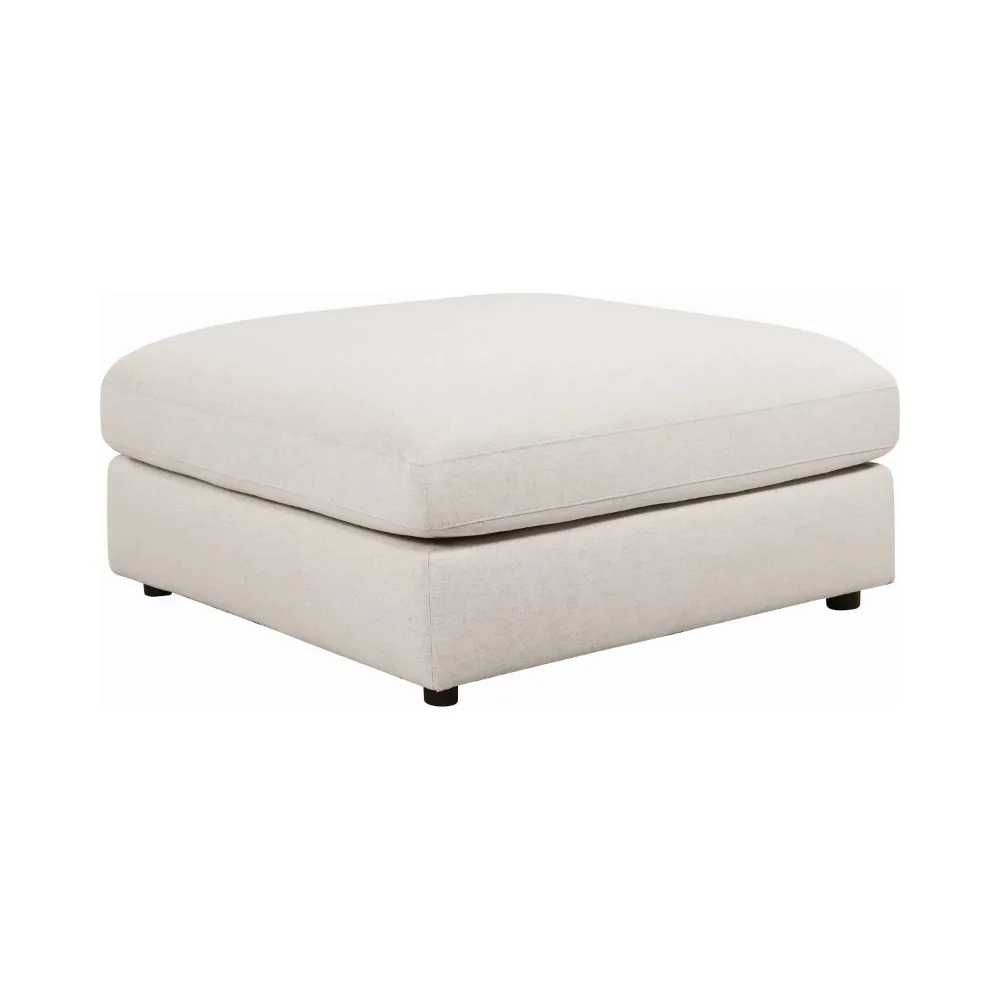 

Serene Upholstered Rectangular Ottoman Beige