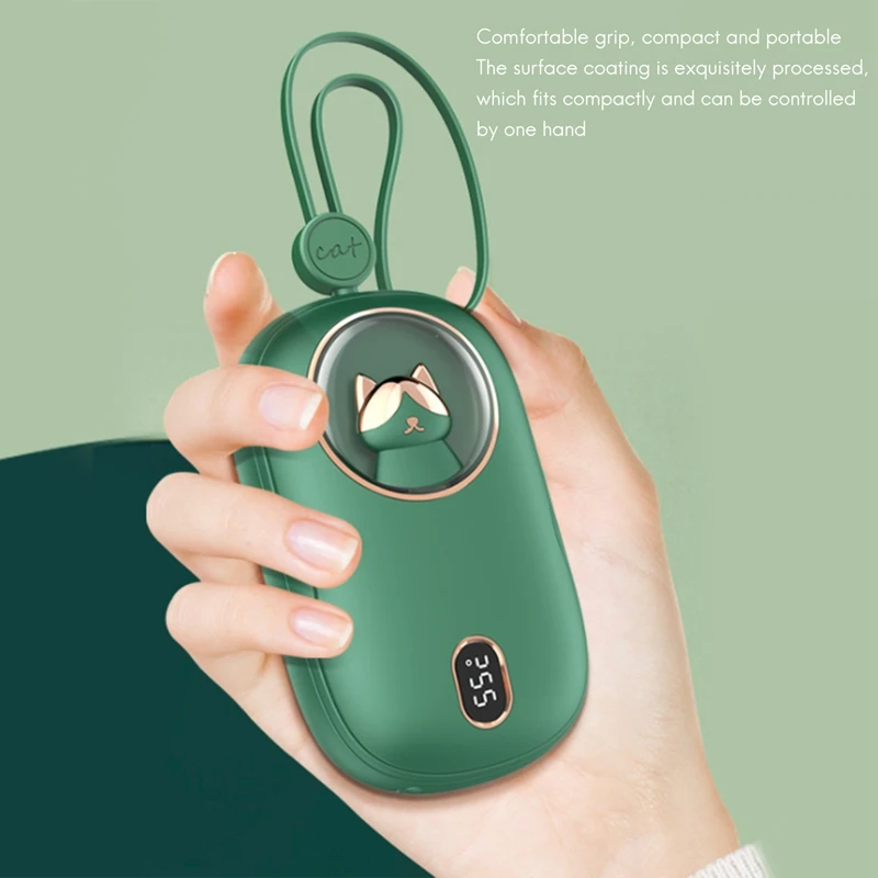 LUDA грелка для рук 10000 мАч USB Power Bank электрическая портативная карманная цифровой