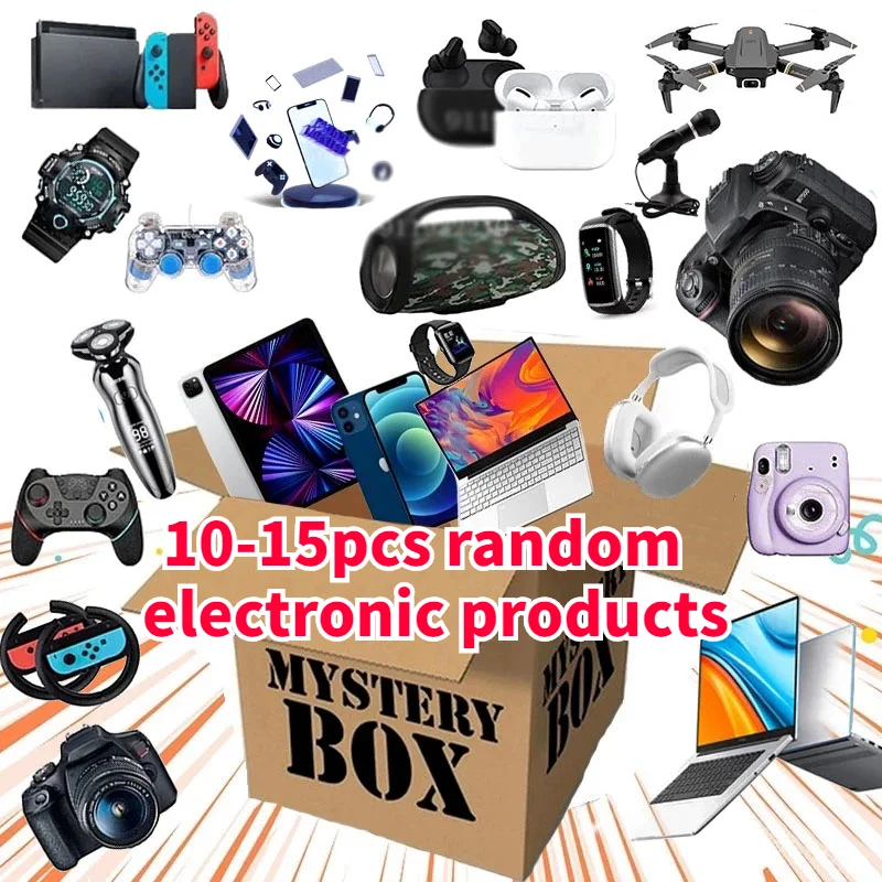 

100%Most Popular New Lucky Mystery Box Surprise High-quality More Precious Item Electronic Products Novelty Christmas Gift