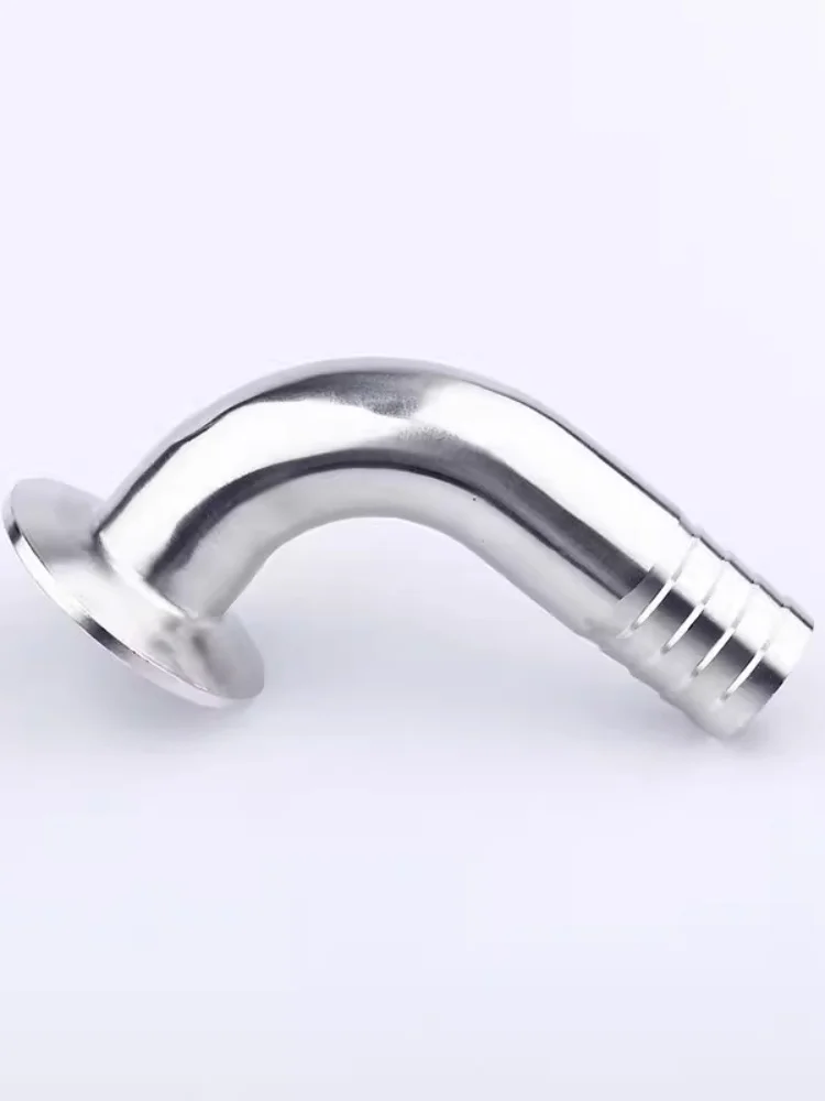 Зажим Tri Clamp 1 25 дюйма (32 мм) внешний диаметр 50 5 мм обжимное кольцо 90 градусов колено