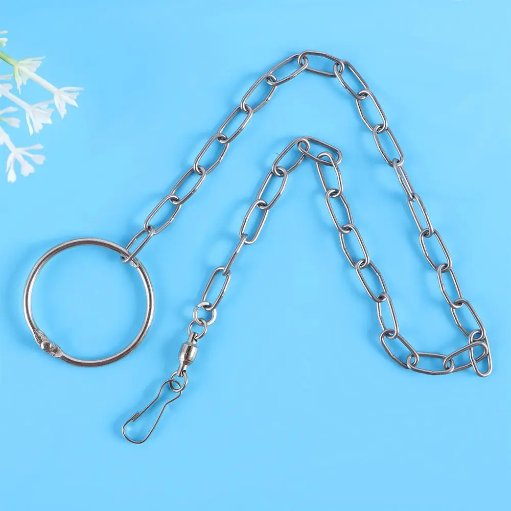

Cockatiel Stainless Steel Budgerigar Ankle Flying Training Leash Parrot Leg Ring Bird Foot Chain Harness