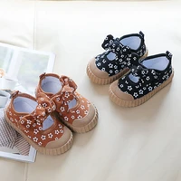 new children shoes girls canvas shoes fashion bowknot comfortable kids casual shoes flower toddler girls princess shoes 21 32