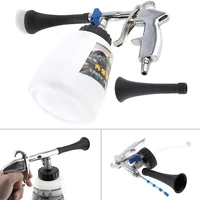 1 litre spray gun hand held pneumatic cleaning washing gun with foam pot and soft brush head for car engine oil way