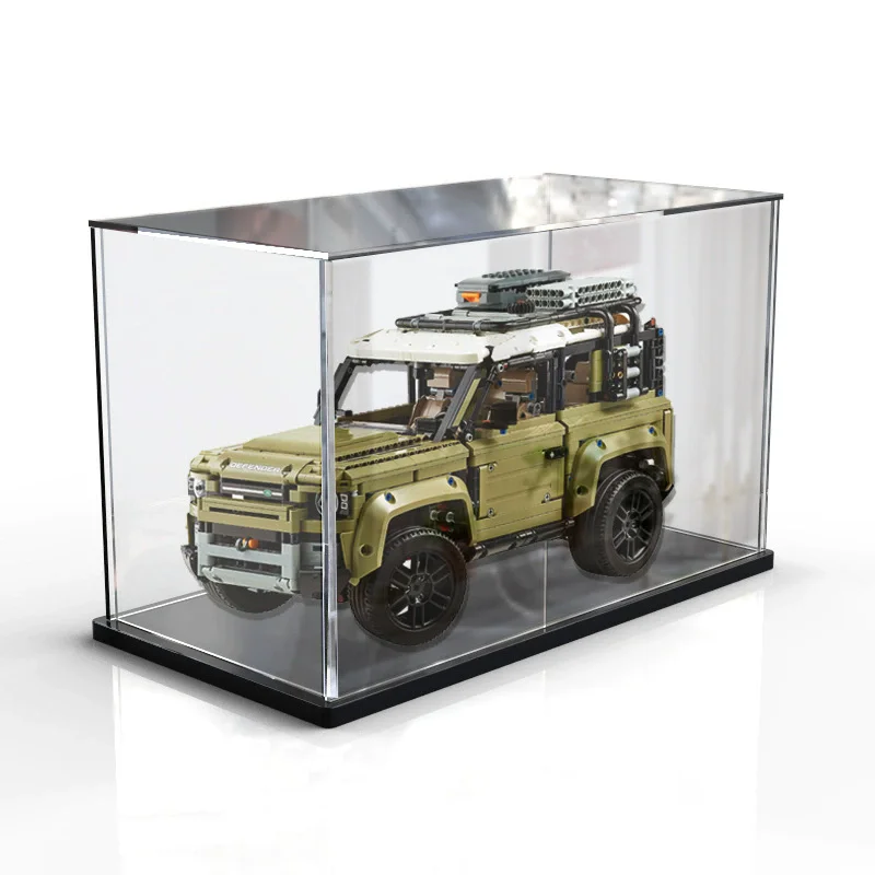 Фото Прозрачный акриловый чехол для модели автомобиля Land Rover 42110, пылезащитный чехол, готовый чехол для хранения коробки (не включает блоки) №2