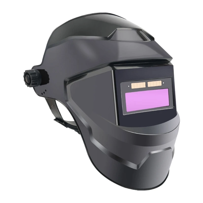 Новинка 2025 года затемняющие сварочные шлемы на солнечной энергии широкий