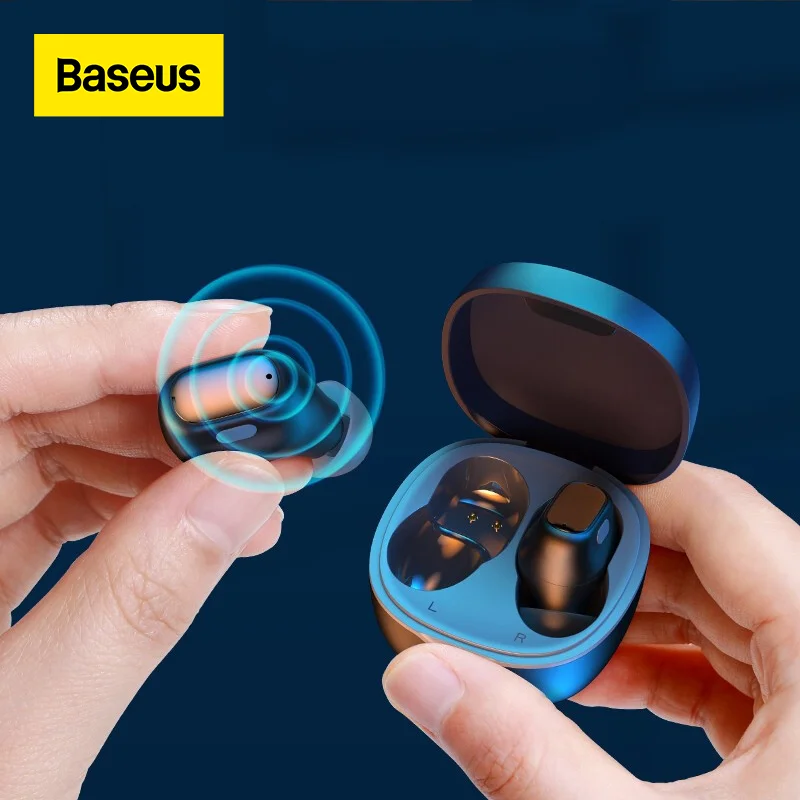 Baseus WM01 TWS Bluetooth Earphones Stereo Wireless 5.0 Bluetooth Headphones Touch Control Noise Cancelling Gaming Headset