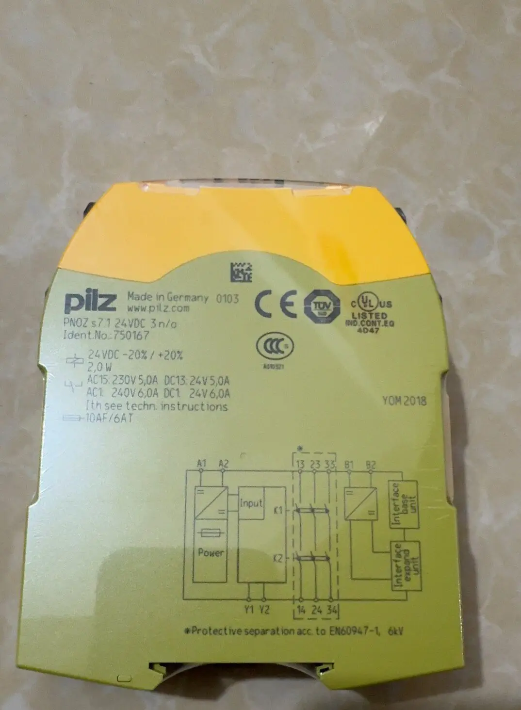 Фото Реле безопасности PILZ PNOZ S7.1 750167 Полный комплект №2