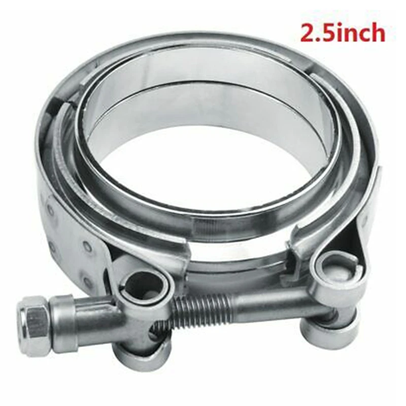 Комплект выхлопных труб с V-образным зажимом 2 5 дюйма 63 мм