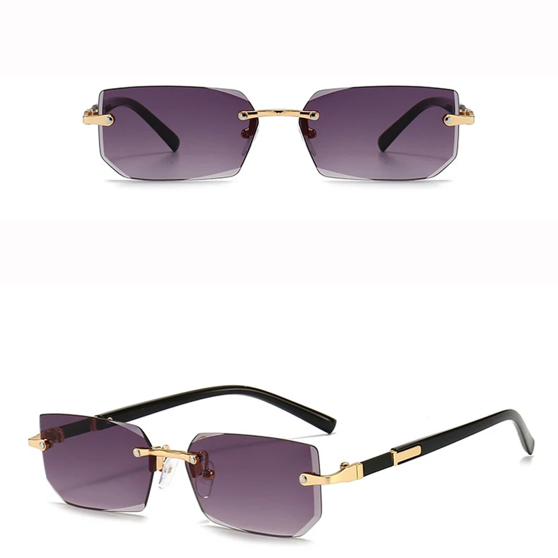 Солнцезащитные очки без оправы для женщин и мужчин солнцезащитные вождения на