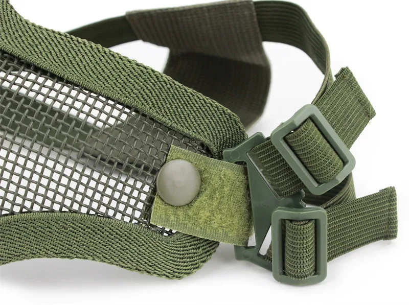 Тактические полумаски V1 DUAL-BAND для страйкбола низкоуглеродистая стальная сетка CS