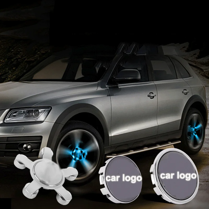 

4pcs/set Hub Light Car Floating Wheel center Cap with led Hub Caps Floating Illumination LED Light Center Cover Cap For Toyota