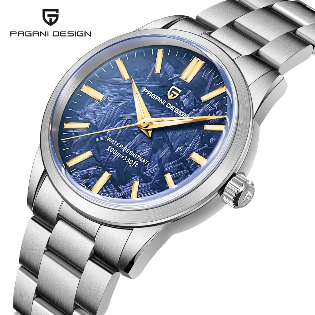 

Часы наручные PAGANI Мужские кварцевые, дизайнерские спортивные Роскошные водонепроницаемые с сапфировым стеклом, с AR-покрытием