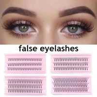 60 pcs individual eyelashes grafting makeup volume false eyelash extension 102030d individual cluster lashes cils bunche