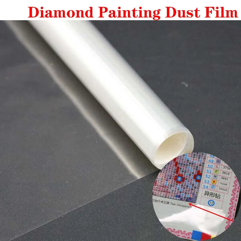 

5D DIY аксессуары для алмазной живописи защитная пленка Пылезащитная изоляция против грязи пластиковая бумага Прозрачная Съемная пленка