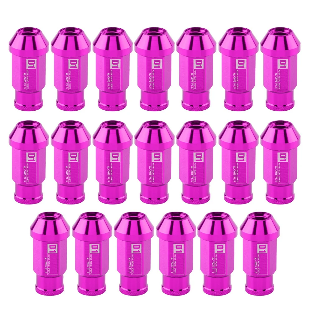 

20pcs M12x1.5 Lug Nuts Car Racing Lug Wheel Nuts Aluminum Screws racing racing racing