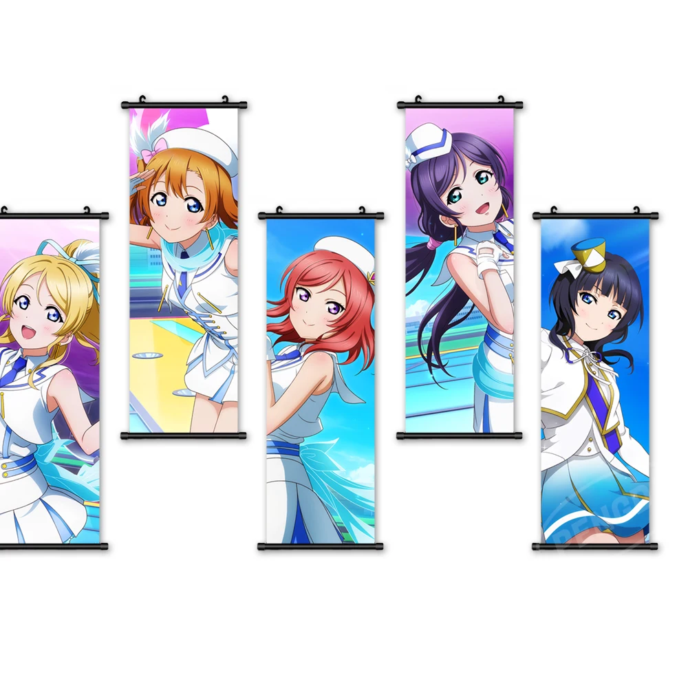 

LoveLive! Home Decoration Anime Wall Artwork Painting Plastic Characters Hanging Scrolls Modern Canvas Printed Picture Poster