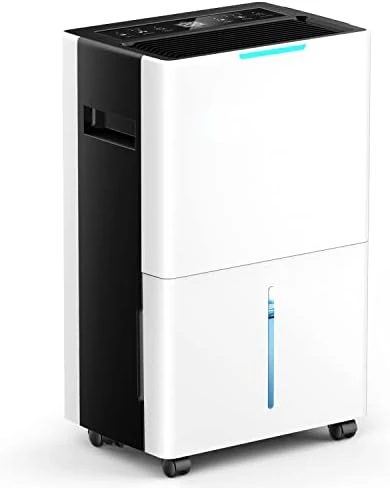 

Sq. Ft Dehumidifier for Home - 22 Pints Aiusevo Basements Dehumidifiers with Drain Hose for Large Room, Bathroom, Closet, Intell