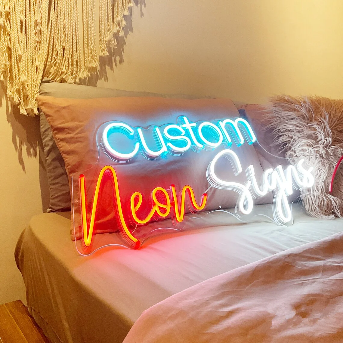 Custom Neon Sign Night Dimmable Led Neon Light Company Logo Business Sign DIY Letters Name Wedding Bedroom Decor Wall Lamp