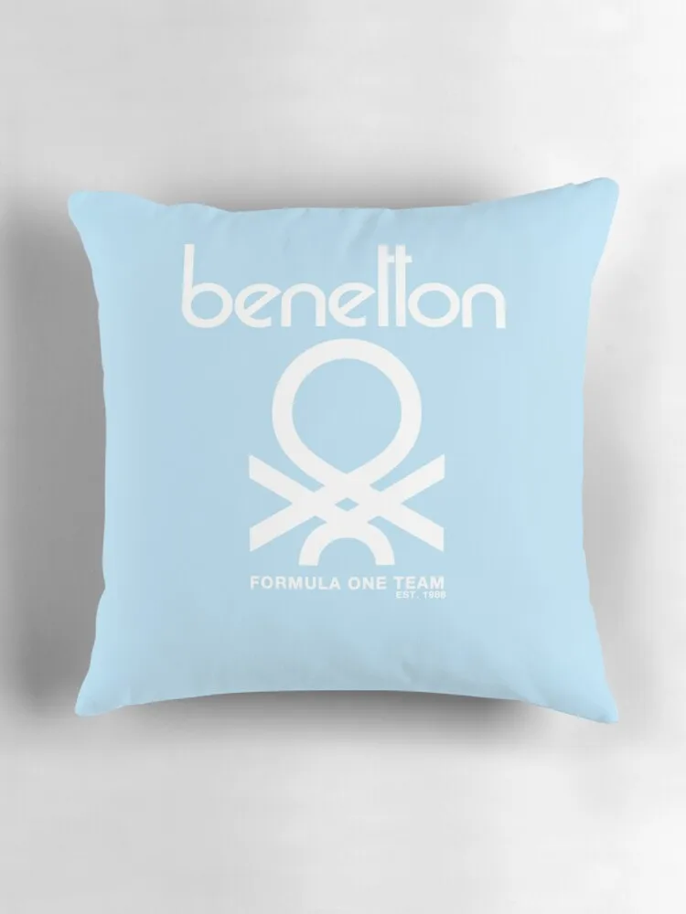 Benetton формула Команда 80s коллекция Классическая футболка диванная Подушка