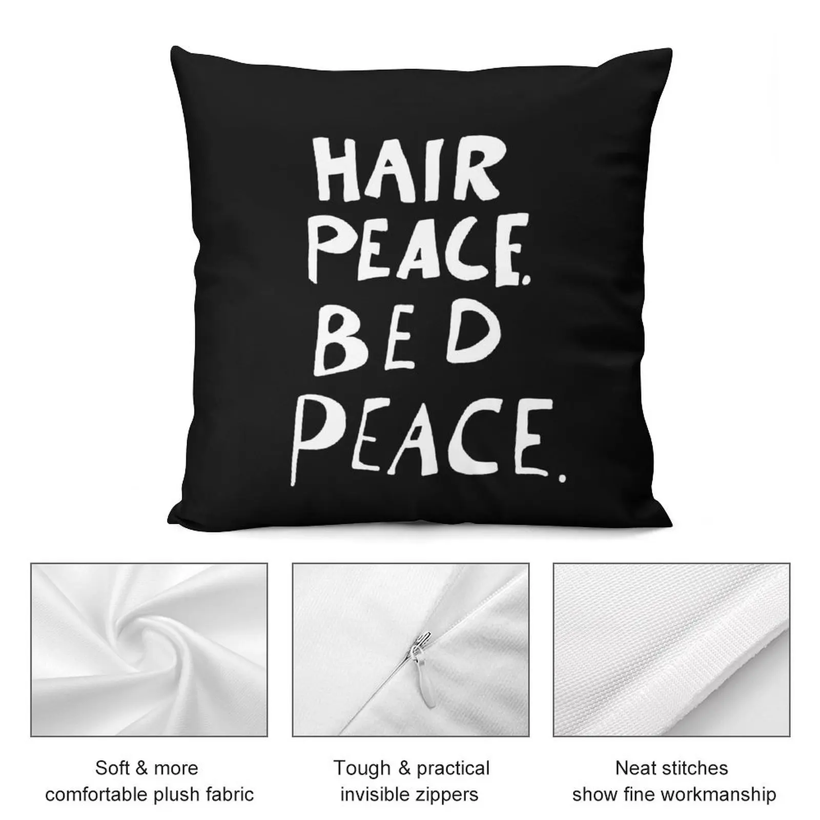 [HQ] Джон и Йоко волосы мира кровать протест текст (белая версия) диванная Подушка