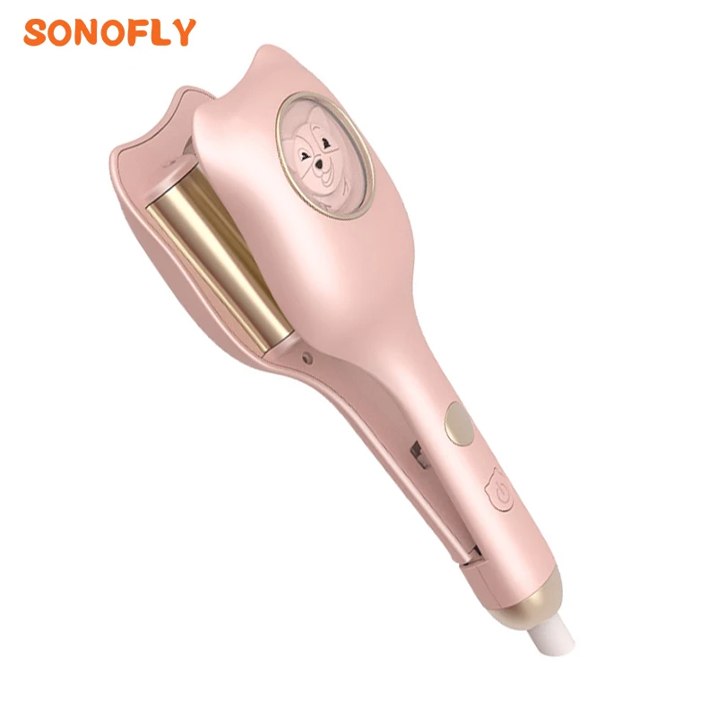 SONOFLY 32 мм электрические керамические щипцы для завивки волос с отрицательными