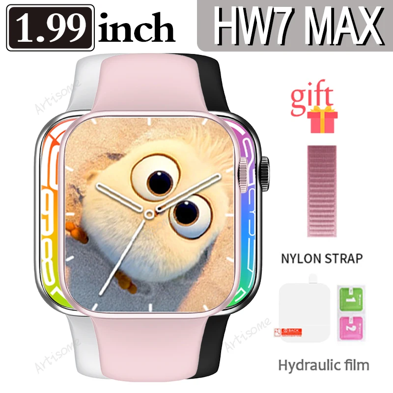Смарт-часы HW7 Max PK Dt100 W37 W27 X8max для мужчин и женщин умные часы с функцией