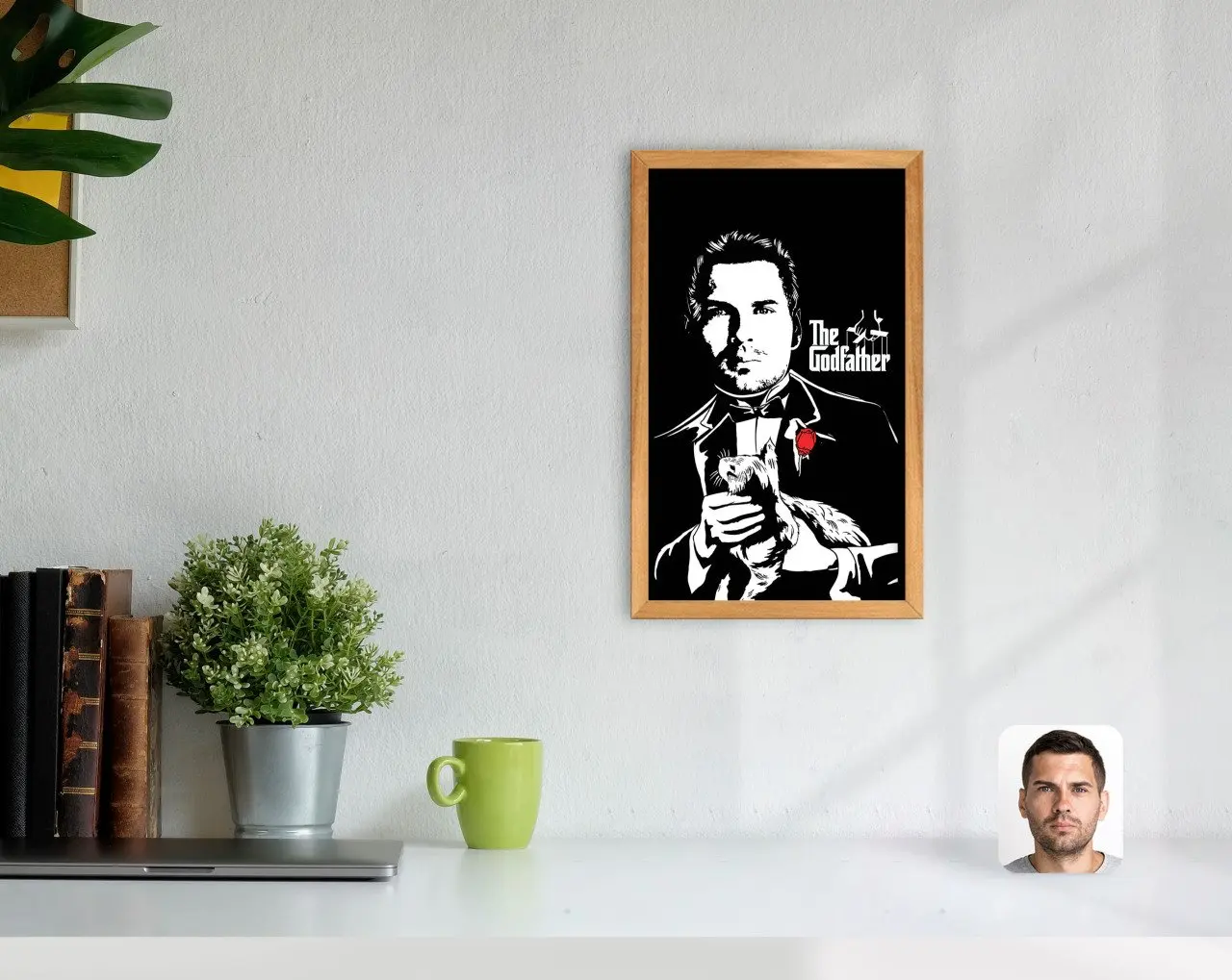 

При индивидуальном заказе Крестный отец дизайн декоративный фон для фотосъемки с изображением деревянного Tablo-2 специальная конструкция др...