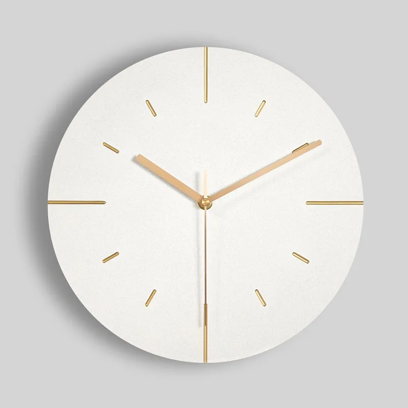 

White Simple Wall Clock Classic Large Silent Fashion Modern Nordic Wall Clock Round Reloj De Pared Living Room Decoration