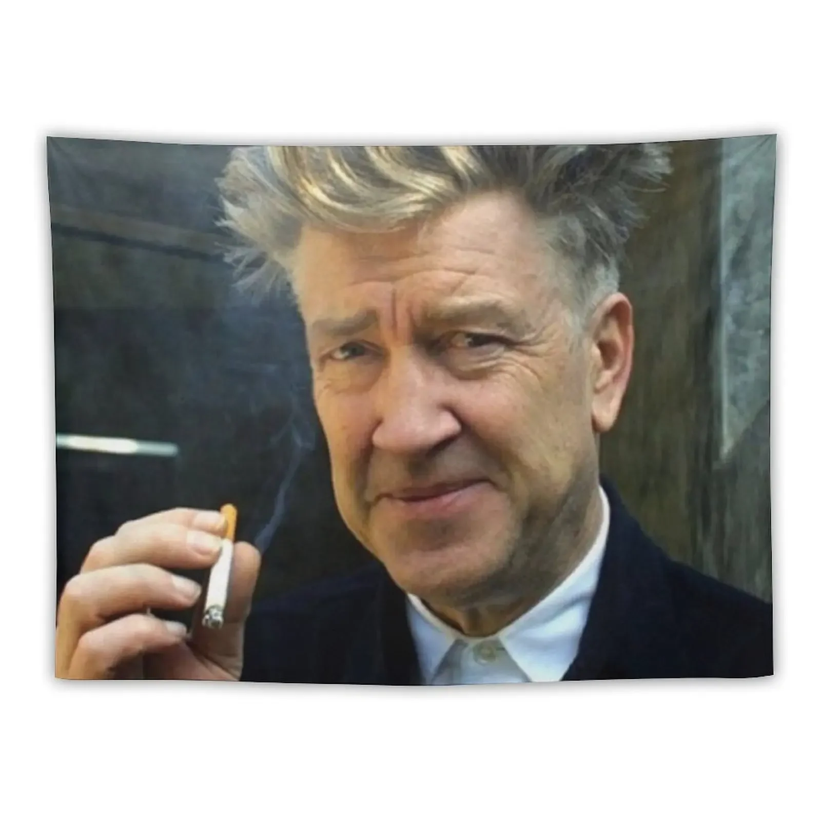 Декоративный гобелен для спальни david lynch smonking