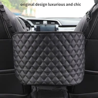 car handbag holde car backseat organizer phone purse car storage netting pouch car seat middle box seat hanger storage bag