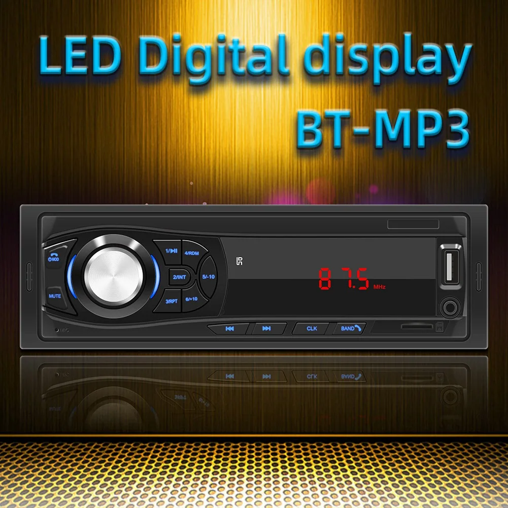 

Car Stereo Audio Automotivo Bluetooth with USB SD USB FM Radio MP3 Player PC Type:12PIN -8014
