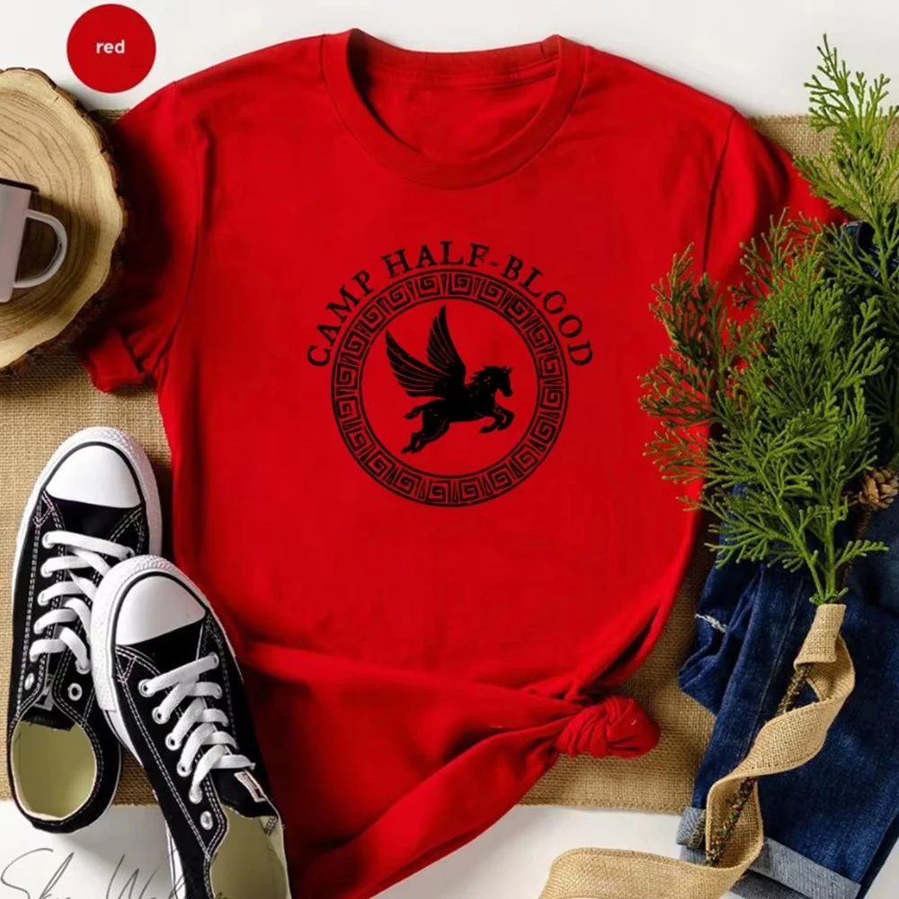 Винтажная Хипстерская Футболка Perseus Jackson Half-Blood Olympian Art