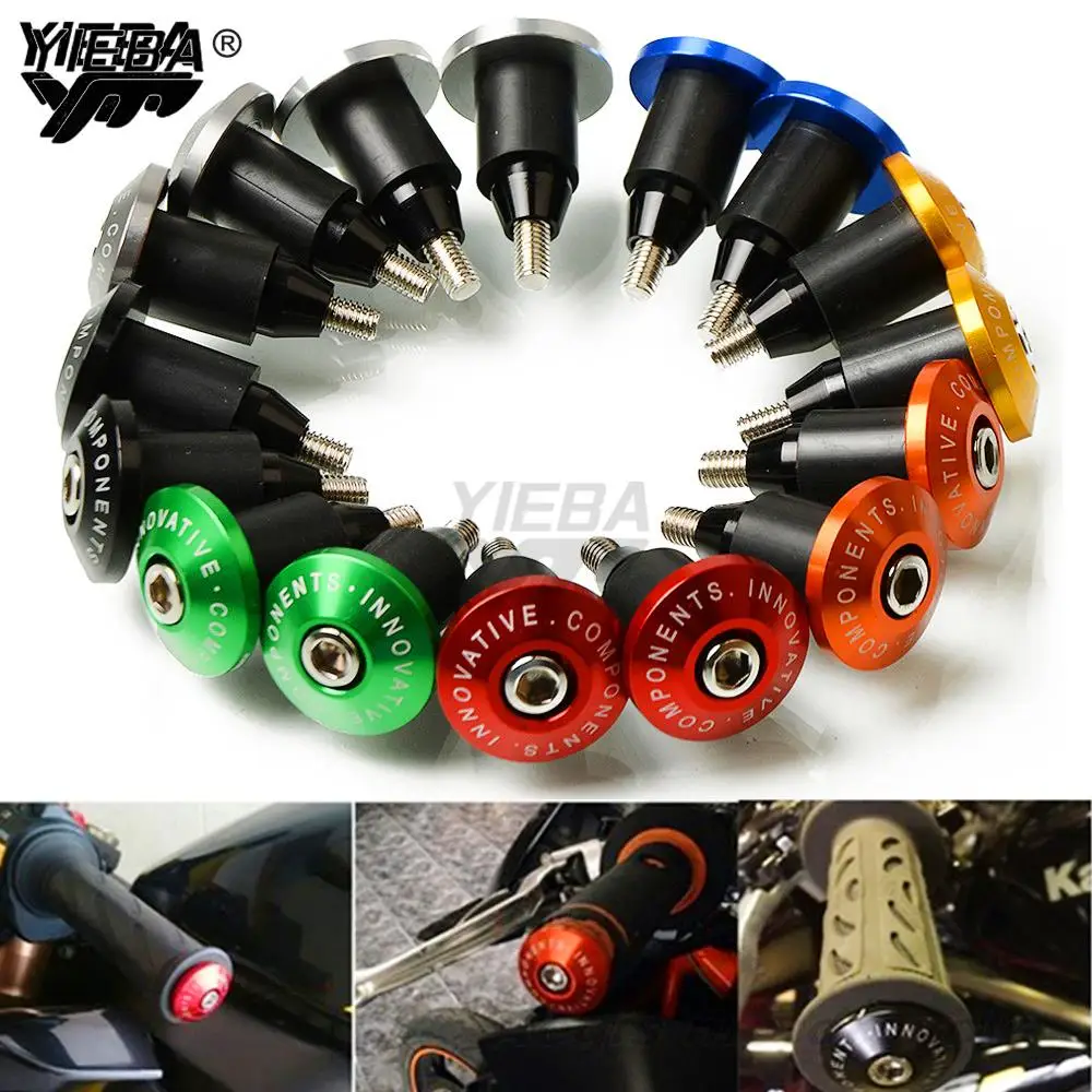 

FOR CR125R CR250R CR125R CR250R CBR 600 F2,F3,F4,F4i 7/8" Motorcycle Motorbike handlebar grip End cap handle hand bar grips End