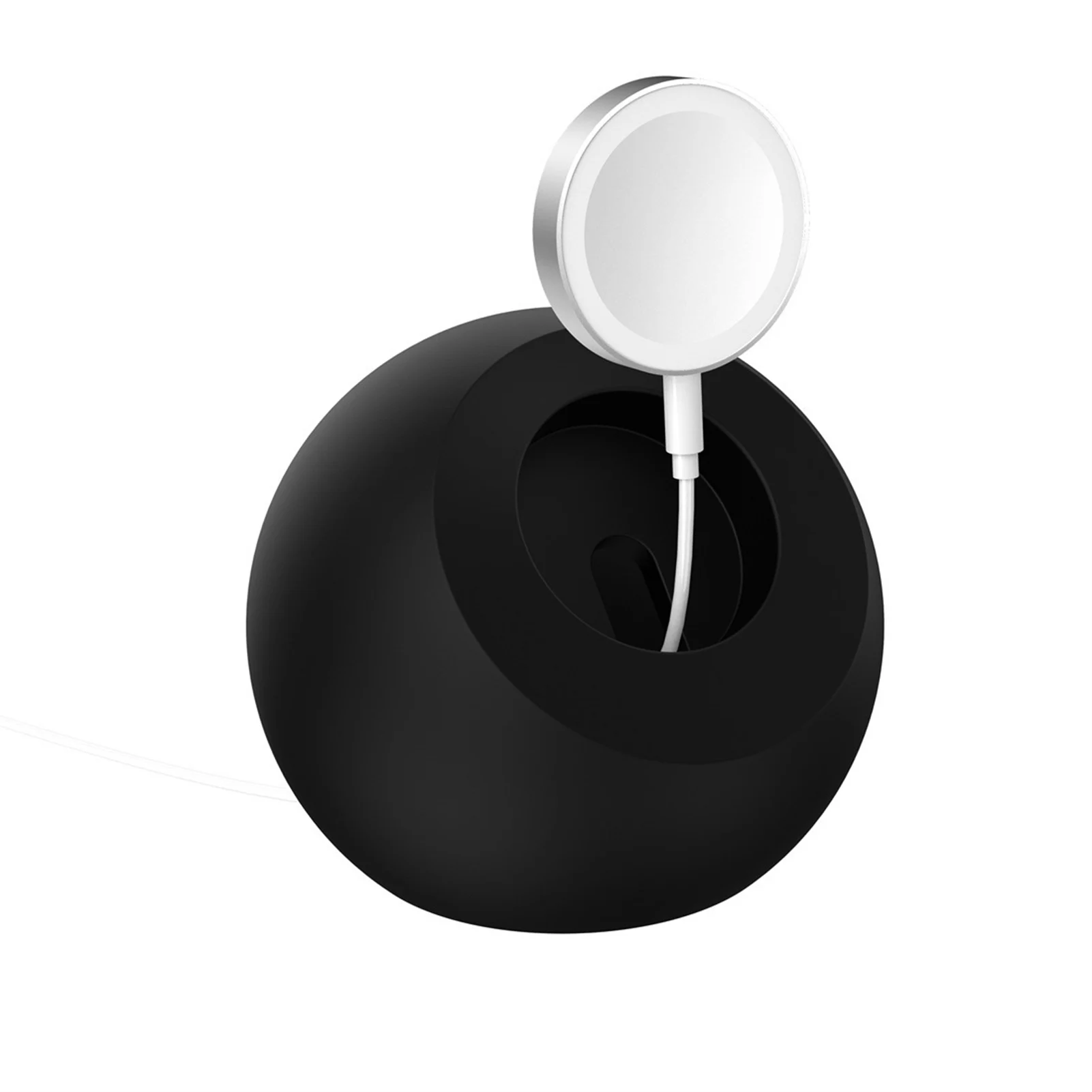 

Беспроводная зарядная подставка-держатель для Apple IWatch 1-7 поколения, силиконовая док-станция для зарядки, настольное магнитное крепление в ф...