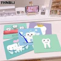 fhnblj new design cute white teeth beautiful anime mouse mat top selling wholesale gaming pad mouse