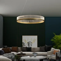modern light luxury living room lamp simple round high end creative personality dining room lamp living room chandelier