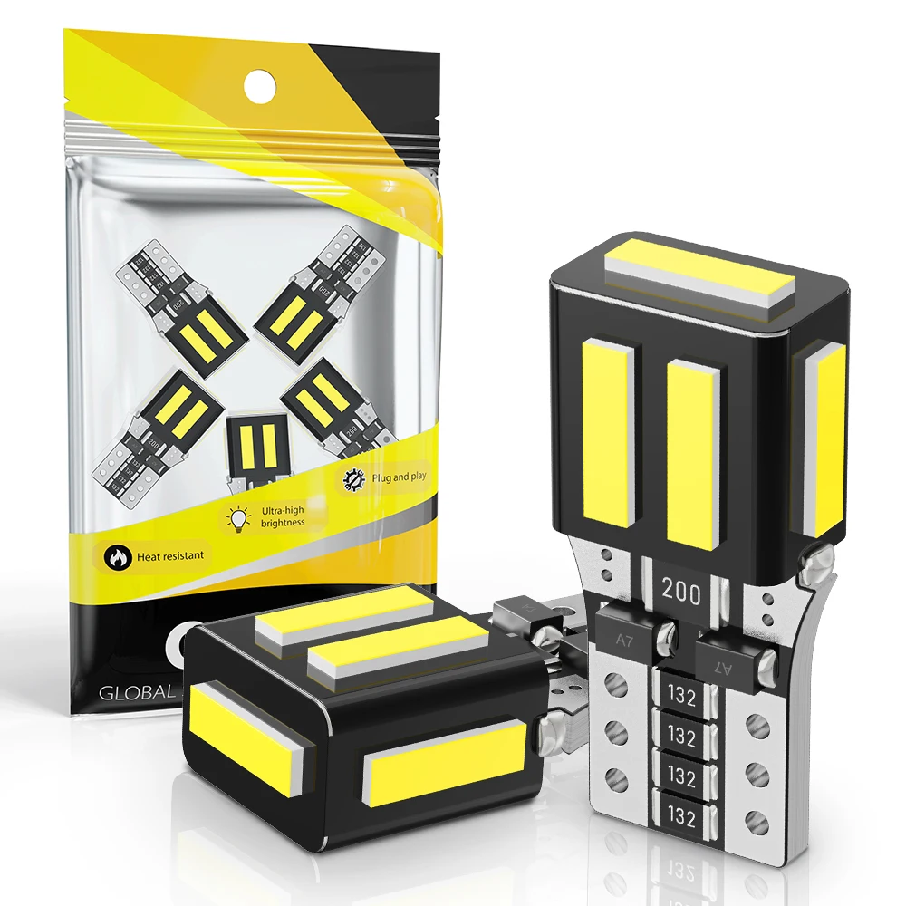 2 шт. OPRAH Strong CANBUS Светодиодные купольные лампы на крыше T10 W5W 168 12 В 1200LM 7020 7SMD