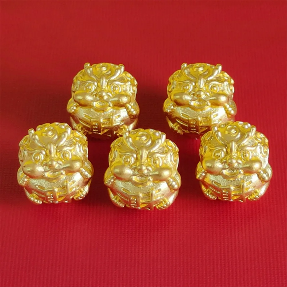 

1 шт., подвеска из серебра 999 пробы, 24 К, желтое золото, 0,5-0,7 г