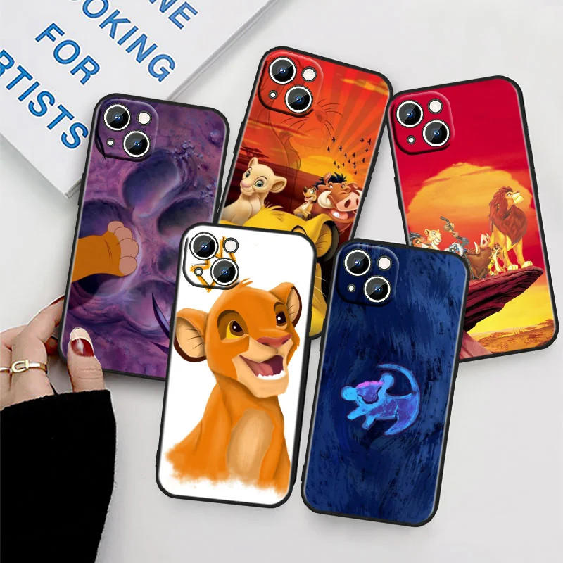 

Anime Lion King For Apple iPhone 11 Phone Case 14 13 12 XS XR X 8 7 6 6S 5 5S SE Pro Max Plus mini Black Cover